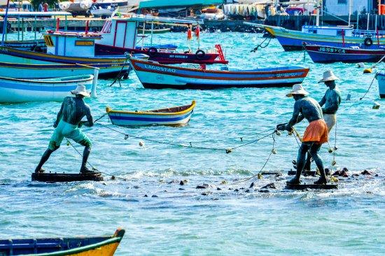 Escultura Os Três Pescadores